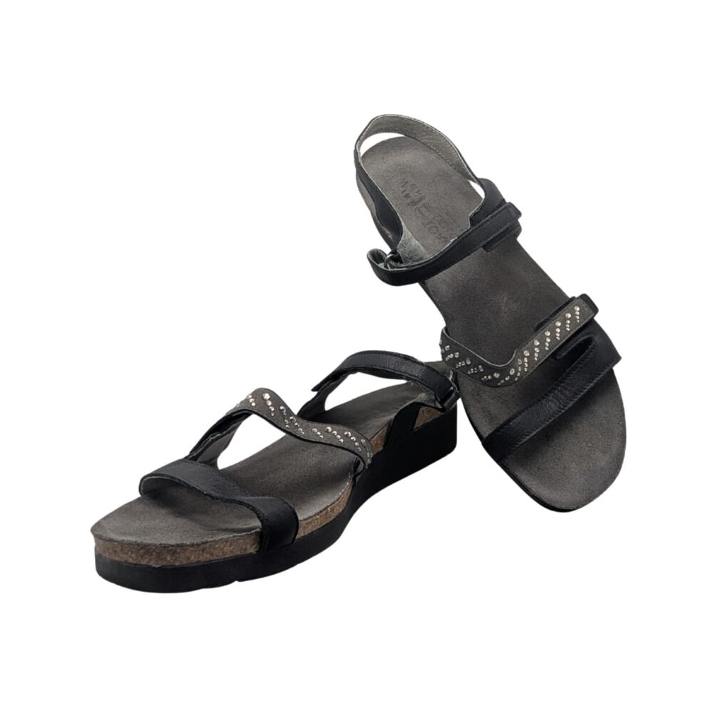Naot Black Studded Sandals Size Women's 10-10.5/ EU 41